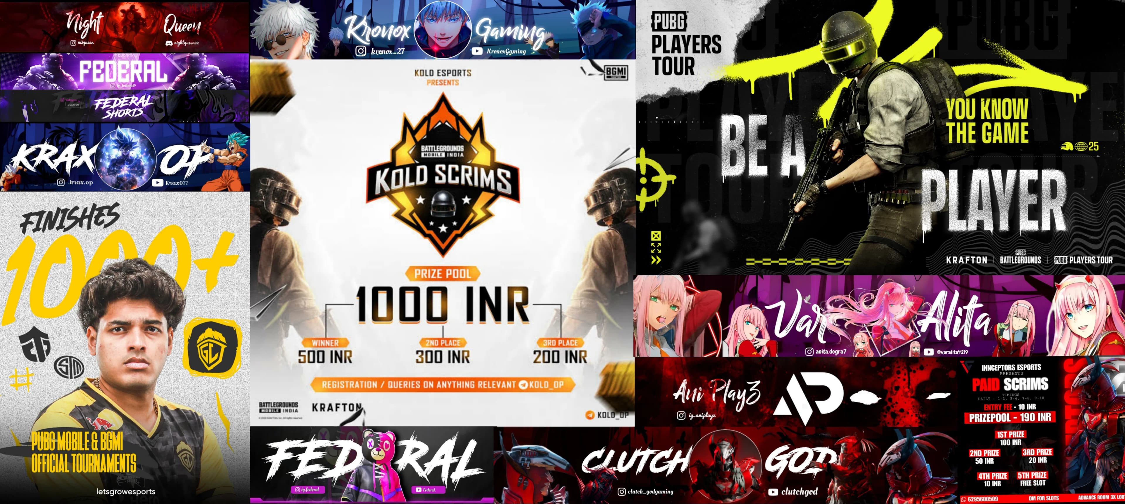 Channel Banners & Social Post-Production